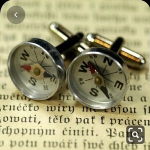Compass Cuff Links / Cufflinks